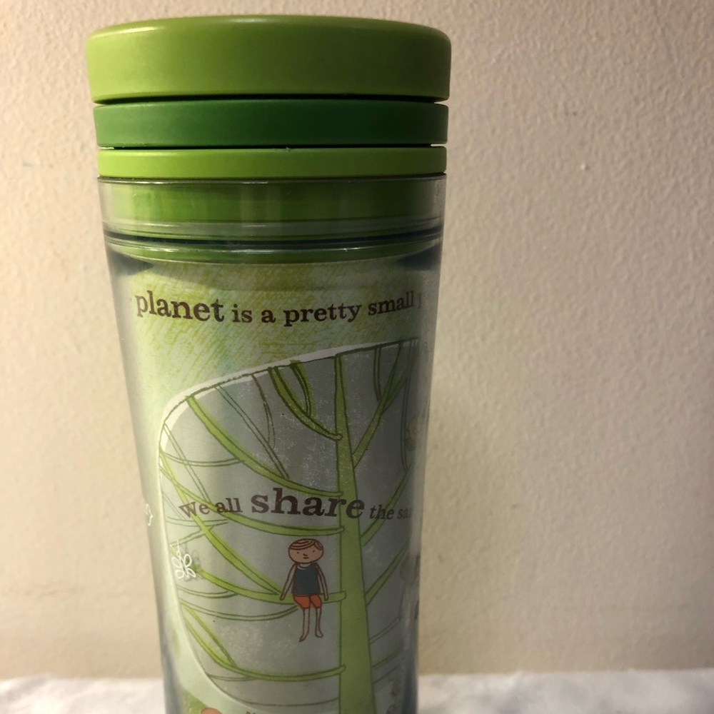 STARBUCKS Reduce Reuse Recycle 12 oz travel mug 2008